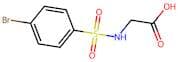 [(4-Bromophenyl)sulphonylamino]acetic acid