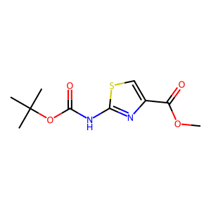 Methyl 2-amino-1,3-thiazole-4-carboxylate, 2-BOC protected