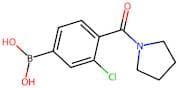 3-Chloro-4-(N-pyrrolidin-1-ylcarbonyl)benzeneboronic acid