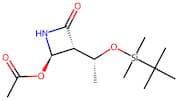 (2R,3R)-3-[(R)-1-(tert-Butyldimethylsilyloxy)ethyl]-4-oxoazetidin-2-ylacetate
