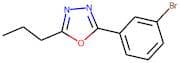 2-(3-Bromophenyl)-5-propyl-1,3,4-oxadiazole