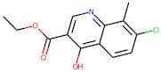 Ethyl 7-chloro-4-hydroxy-8-methylquinoline-3-carboxylate