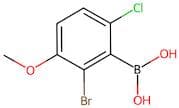 2-Bromo-6-chloro-3-methoxybenzeneboronic acid