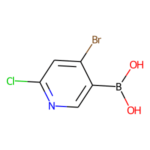 4-Bromo-2-chloropyridine-5-boronic acid