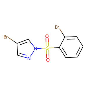 4-Bromo-1-[(2-bromophenyl)sulphonyl]-1H-pyrazole