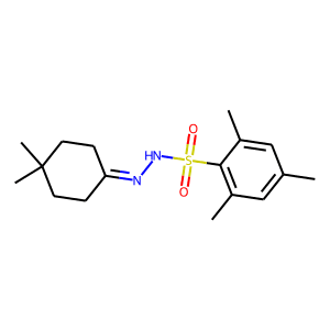 N'-(4,4-Dimethylcyclohexylidene)-2,4,6-trimethylbenzenesulphonohydrazide