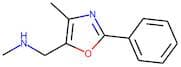 5-[(Methylamino)methyl]-4-methyl-2-phenyl-1,3-oxazole 97%