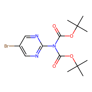 2-Amino-5-bromopyrimidine, 2,2-Bis-BOC protected