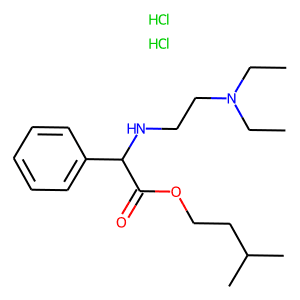 3-Methylbutyl {[2-(diethylamino)ethyl]amino}(phenyl)acetate dihydrochloride