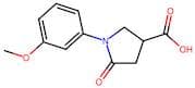 1-(3-Methoxyphenyl)-5-oxopyrrolidine-3-carboxylic acid