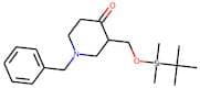 1-Benzyl-3-({[(tert-butyl)dimethylsilyl]oxy}methyl)piperidin-4-one