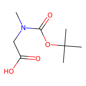 N-Methylglycine, N-BOC protected