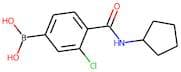 3-Chloro-4-(cyclopentylcarbamoyl)benzeneboronic acid