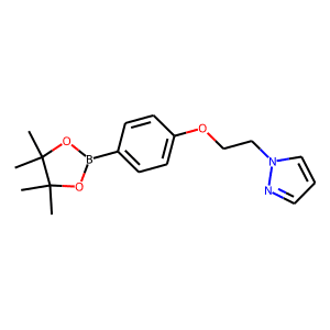 4-[2-(1H-Pyrazol-1-yl)ethoxy]benzeneboronic acid, pinacol ester