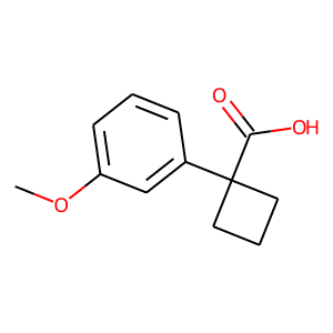 1-(3-Methoxyphenyl)cyclobutane-1-carboxylic acid