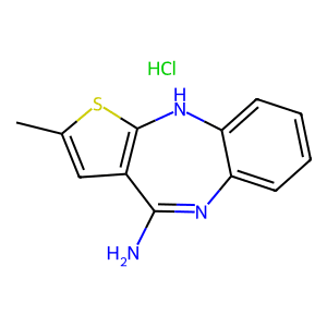 4-Amino-2-methyl-10H-thieno[2,3-b][1,5]benzodiazepine hydrochloride