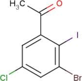 3'-Bromo-5'-chloro-2'-iodoacetophenone
