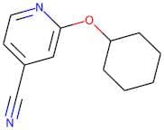 2-(Cyclohexyloxy)isonicotinonitrile