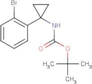 1-(2-Bromophenyl)cyclopropan-1-amine, N-BOC protected