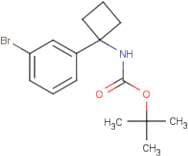 1-(3-Bromophenyl)cyclobutan-1-amine, N-BOC protected
