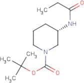 (3S)-3-(Propanoylamino)piperidine, N1-BOC protected