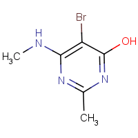 5-Bromo-4-hydroxy-2-methyl-6-(methylamino)pyrimidine