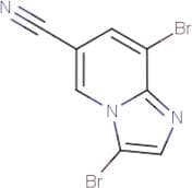 3,8-Dibromoimidazo[1,2-a]pyridine-6-carbonitrile