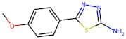 2-Amino-5-(4-methoxyphenyl)-1,3,4-thiadiazole