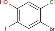 4-Bromo-5-chloro-2-iodophenol