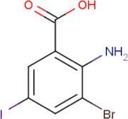 2-Amino-3-bromo-5-iodobenzoic acid