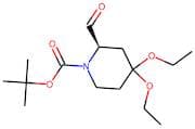 (2R)-4,4-Diethoxypiperidine-2-carboxaldehyde, N1-BOC protected