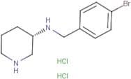 (3S)-3-[(4-Bromobenzyl)amino]piperidine dihydrochloride
