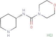 N-[(3S)-Piperidin-3-yl]morpholine-4-carboxamide hydrochloride
