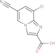 8-Chloro-6-cyanoimidazo[1,2-a]pyridine-2-carboxylic acid