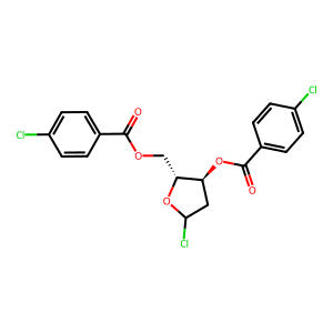 3,5-Bis-O-(4-chlorobenzoyl)-1-chloro-1,2-dideoxy-D-ribofuranose