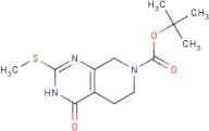 tert-Butyl 2-(methylthio)-4-oxo-4,5,6,8-tetrahydropyrido[3,4-d]pyrimidine-7(3H)-carboxylate