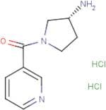 [(3R)-3-Aminopyrrolidin-1-yl](pyridin-3-yl)methanone dihydrochloride