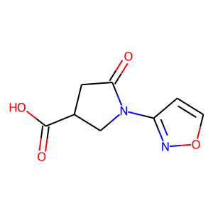 1-Isoxazol-3-yl-5-oxopyrrolidine-3-carboxylic acid