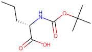 (2S)-2-Aminopentanoic acid, N-BOC protected