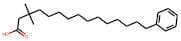15-Phenyl-3,3-dimethyl-pentadecanoic acid