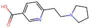 6-[2-(Pyrrolidin-1-yl)ethyl]nicotinic acid