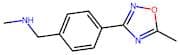 N-Methyl-1-[4-(5-methyl-1,2,4-oxadiazol-3-yl)phenyl]methylamine