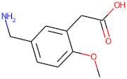 [5-(Aminomethyl)-2-methoxyphenyl]acetic acid