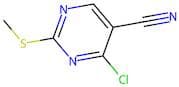 4-Chloro-2-(methylsulphanyl)pyrimidine-5-carbonitrile