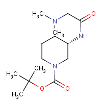(3S)-3-[2-(Dimethylamino)acetamido]piperidine, N1-BOC protected