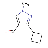 3-Cyclobutyl-1-methyl-1H-pyrazole-4-carbaldehyde