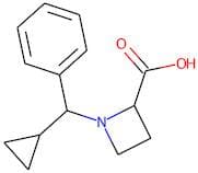 1-[Cyclopropyl(phenyl)methyl]-2-azetidinecarboxylic acid