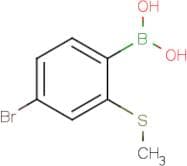 (4-Bromo-2-methylsulfanylphenyl)boronic acid