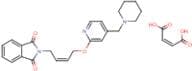 (Z)-but-2-Enedioic acid 2-[(Z)-4-[4-(piperidin-1-ylmethyl)pyridin-2-yl]oxybut-2-enyl]isoindole-1,3…