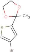 2-(4-Bromothiophen-2-yl)-2-methyl-1,3-dioxolane